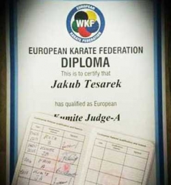 Licence EKF Judge A - kumite je doma !